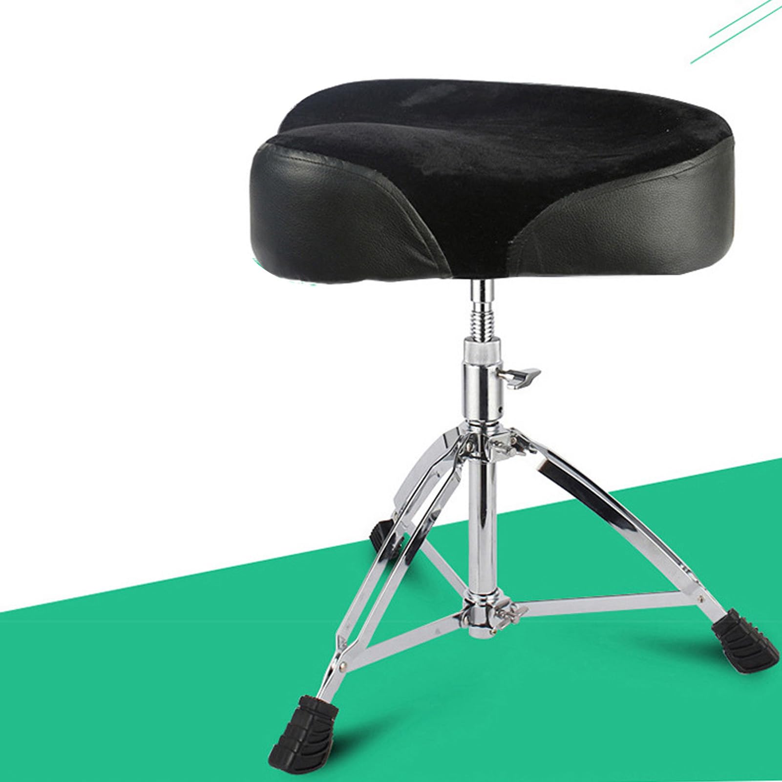 Tyenaza Drum Throne, Trono de Tambor, Taburete de Tambor Ajustables, CóModo Taburete Acolchado de Altura Ajustable, Universal Tambor Trono de Heces para Banco Bateria para Adultos y Niños Bateristas