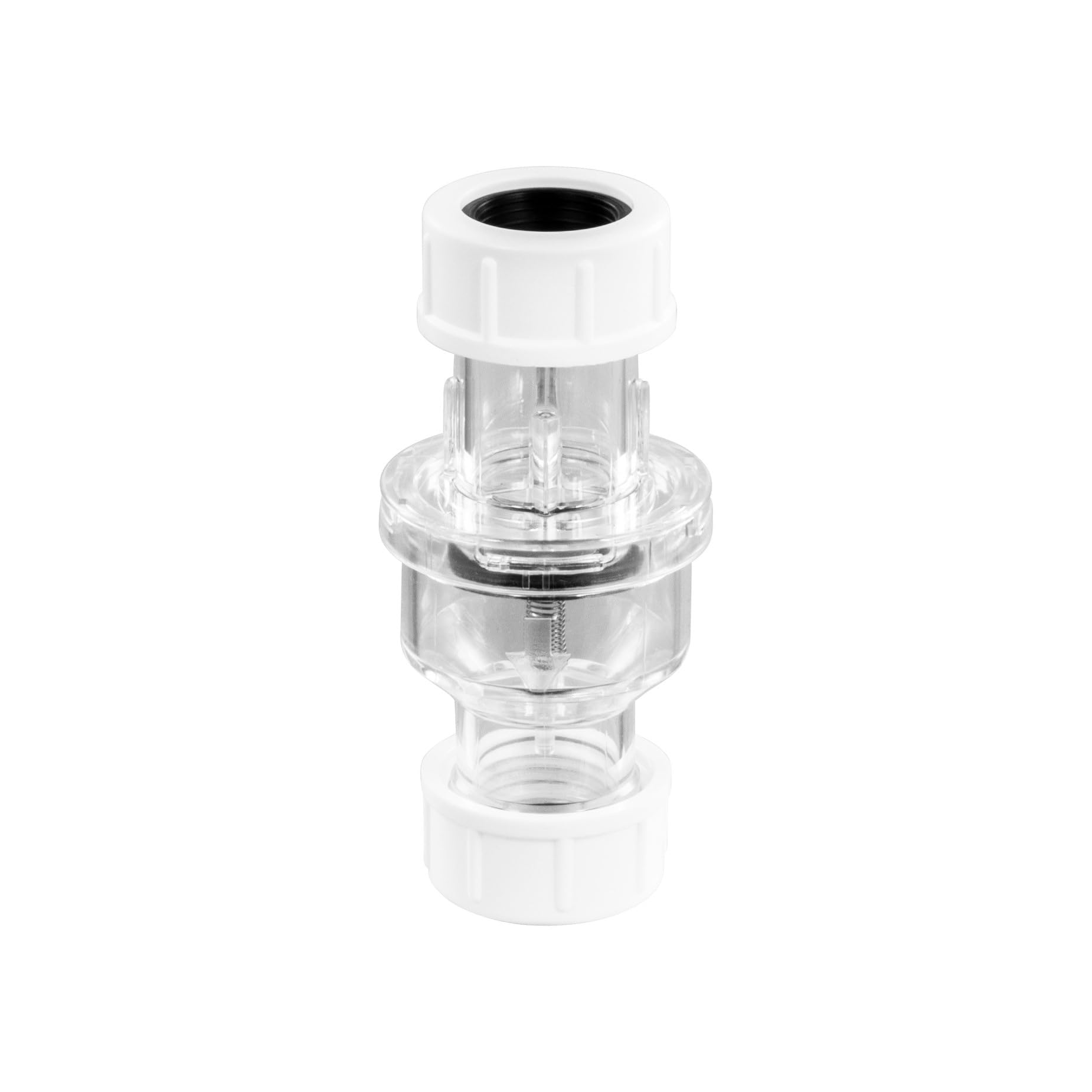 TUN5-CL Tunvalve Straight Through (Clear), White