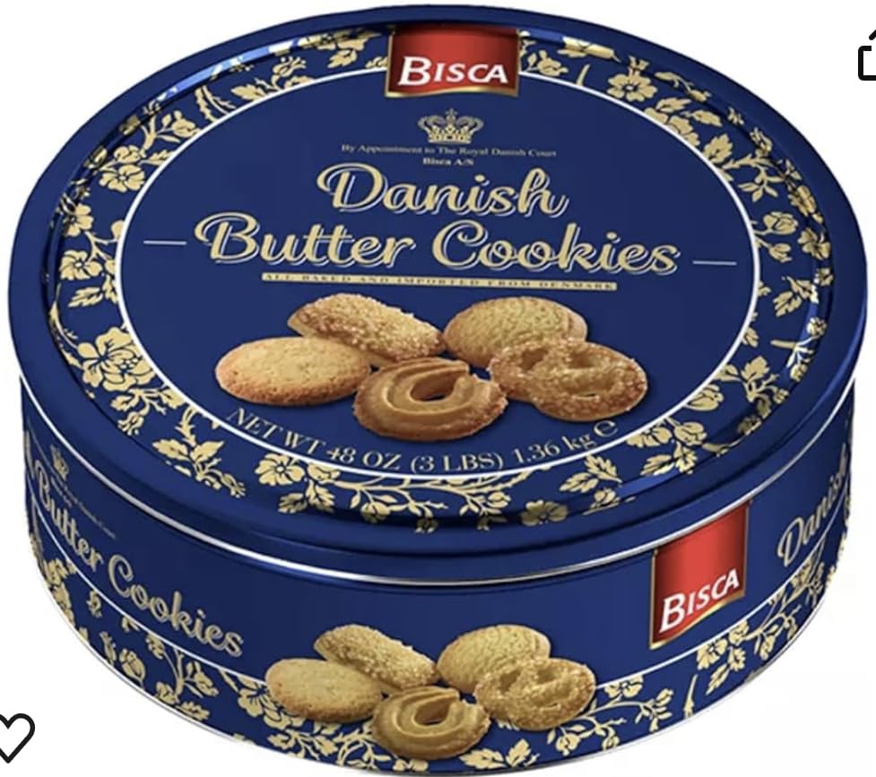 Miniatura 2 de Galletas de mantequilla danesa Bisca, 3 lb.