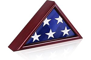 Flag Holder Box with Glass Window