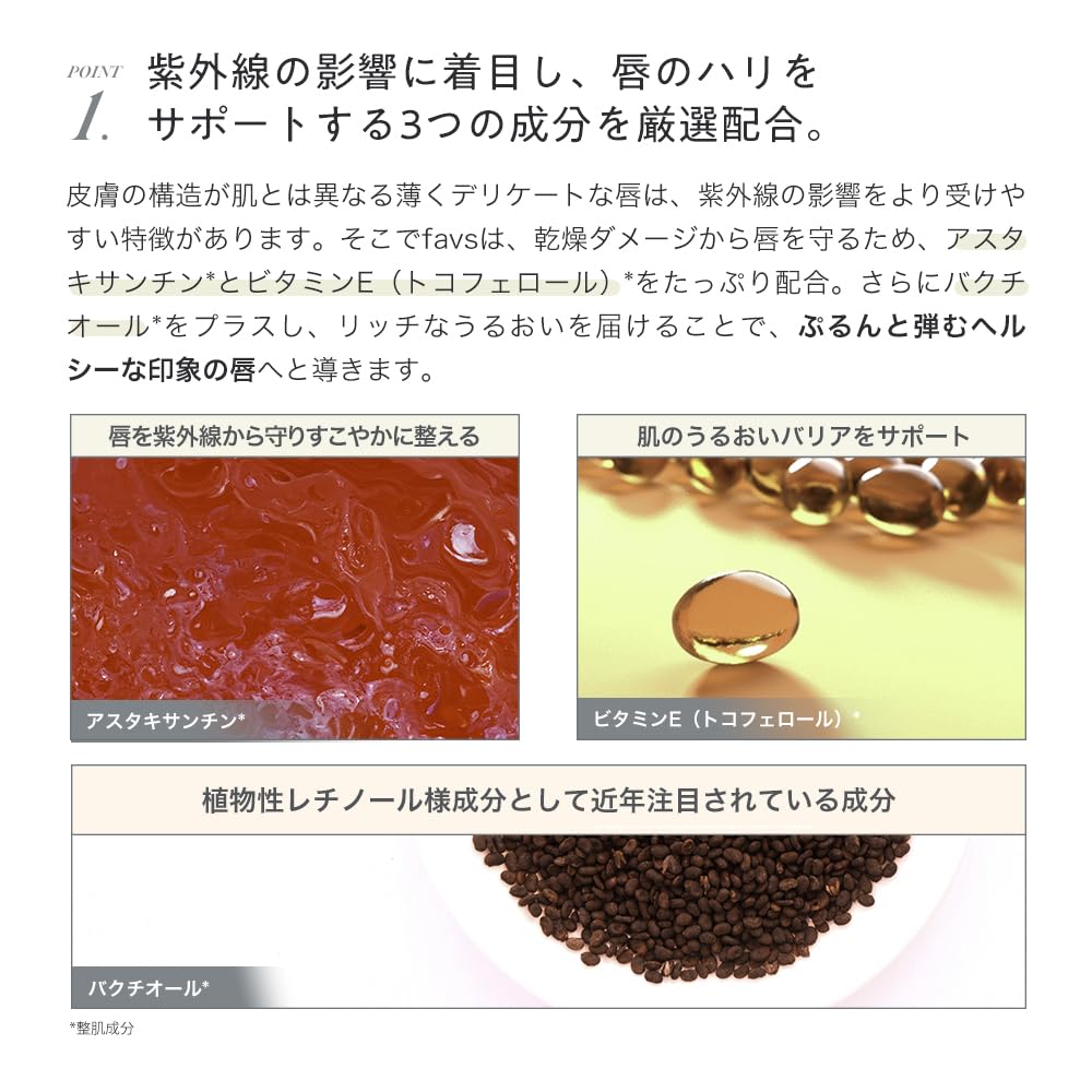 【新品‼︎】【匿名配送】favs トライアルセット　リップセラム Amazon.co.jp: 【favs公式】トリートメントリップセラム | TREATMENT