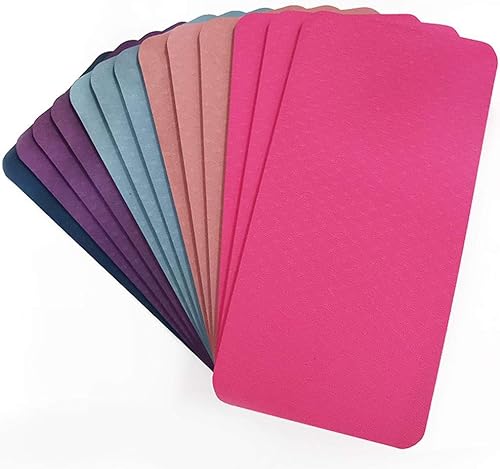 Keenso Tapete de yoga de elastómero termoplástico, antideslizante, tapete de entrenamiento, esterilla de ejercicio, esterilla de yoga ligera,