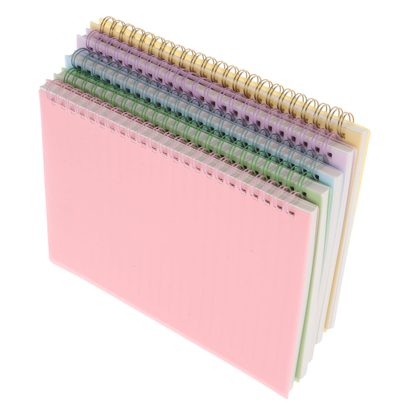 iplusmile 5pièces Lot De Cahiers à Spirale Lignés De Pages Bloc-notes Pour École Bureau Carnet De Notes Polyvalent