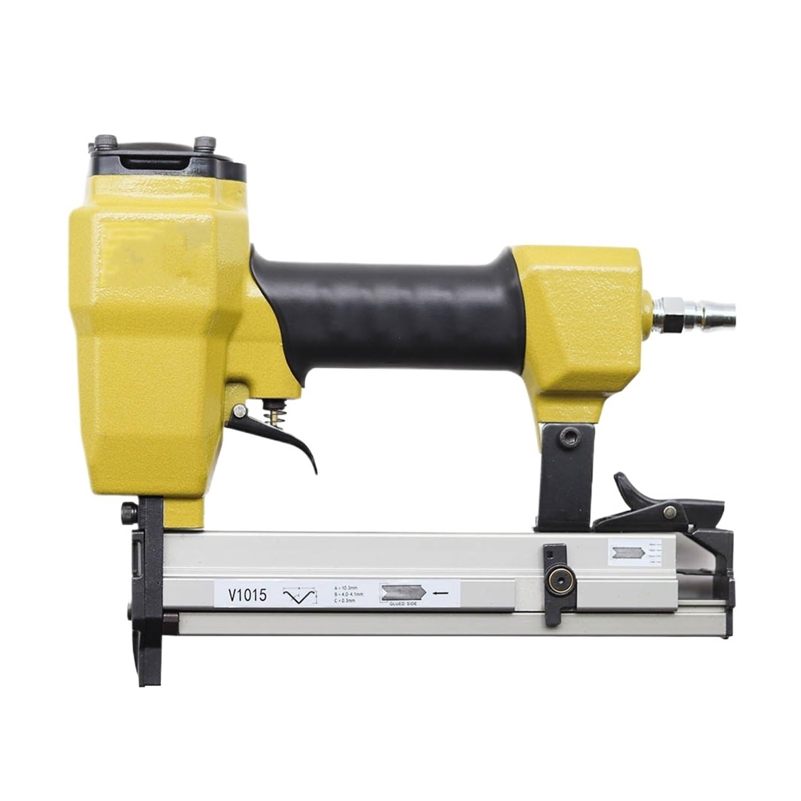 PIGENEQW Oil Free Pneumatic Stapler High R Stapler Pneumatic V-Nailer, Joining Gun, Photo Frame Assembler, Nailer V1015 V