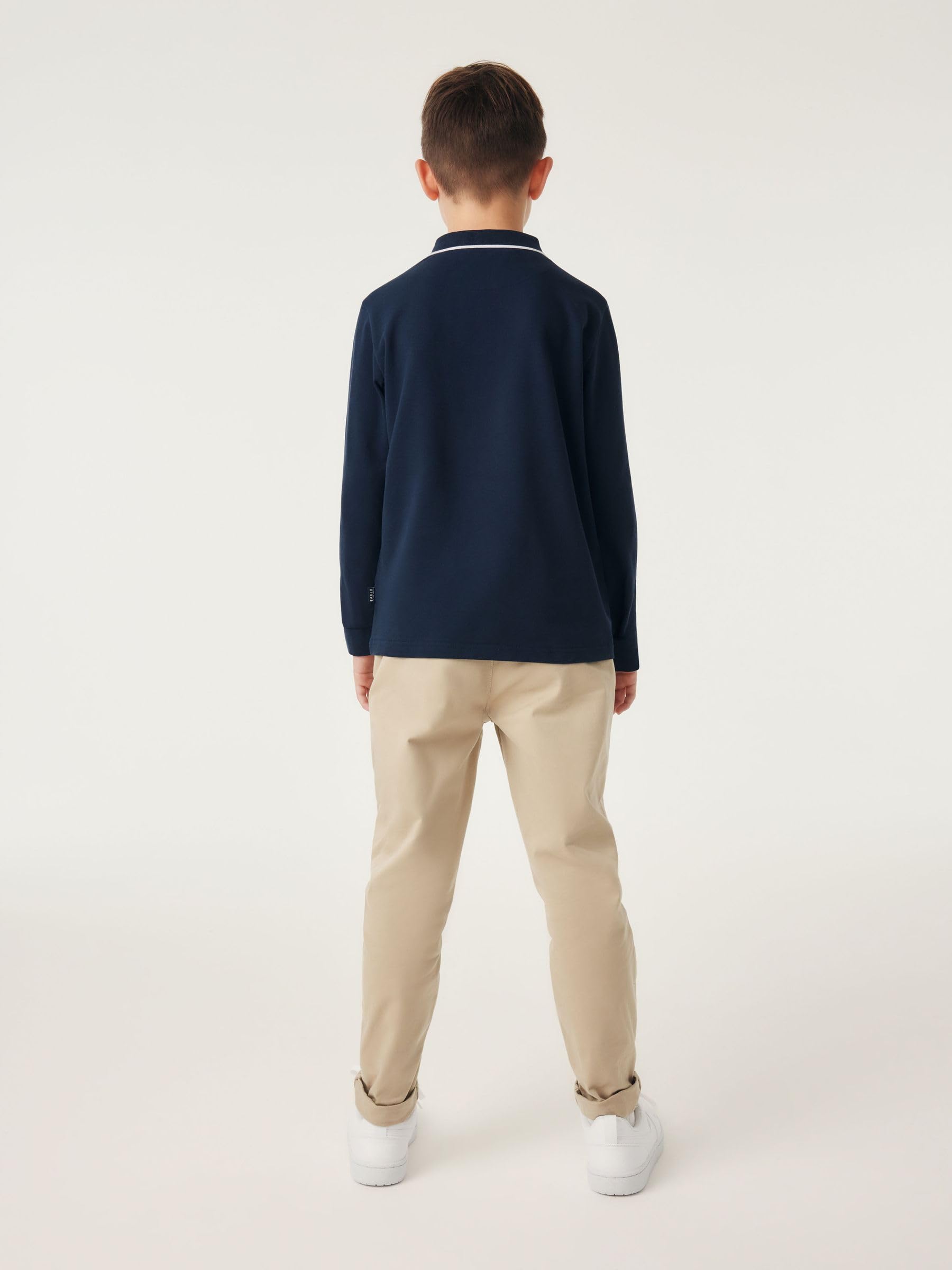 Ragazzo - Polo a Maniche Lunghe | Bambino, Realizzata in morbido cotone, Lavabile in lavatrice