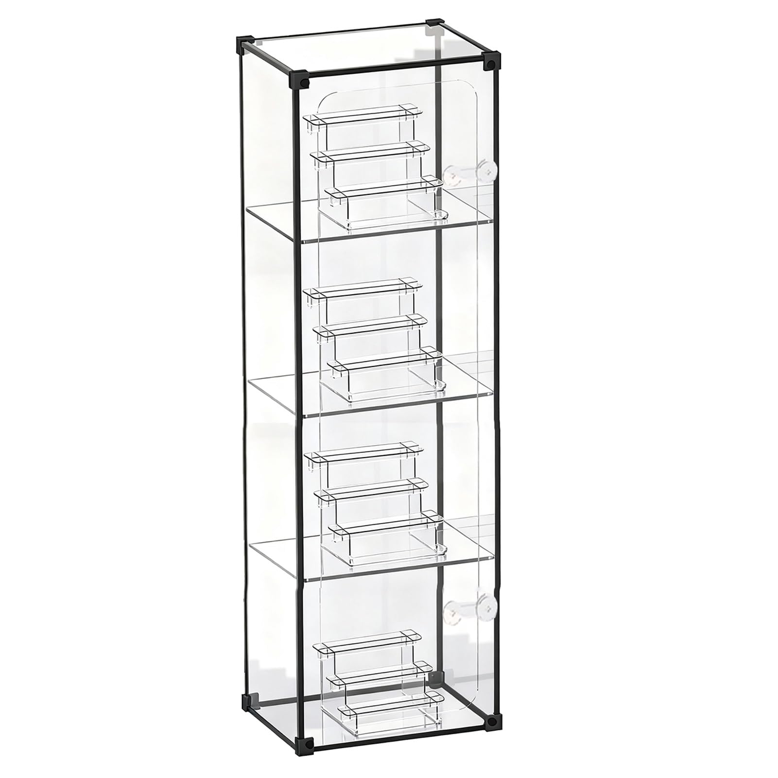 Photo 1 of ***SIMILAR***
Display Clear Case, Figures Models Shoe Countertop Cube, Protection Storage Organizer with Aluminum Alloy Frame for Office Living Room Bedroom(Clear-B,30x22x100cm)