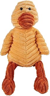 Hundespielzeug Stofftier Ente mit Quietsche - Weiches Kuscheltier für Welpen, Kleine und Mittelgroße Hunde | Langlebiges Plüschtier für Hunde mit Sicherheitsnähten product image