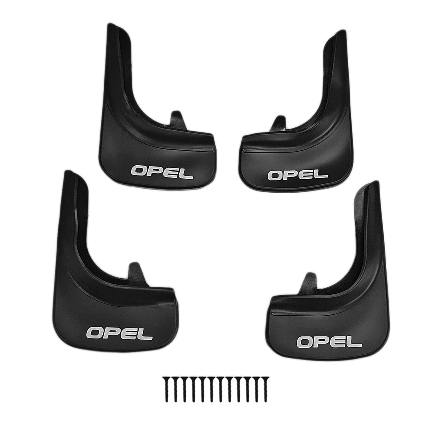 Compatible avec Opel Jeu de Bavettes Garde-Boue Avant et Arrière de Voiture 4 Pcs Noir