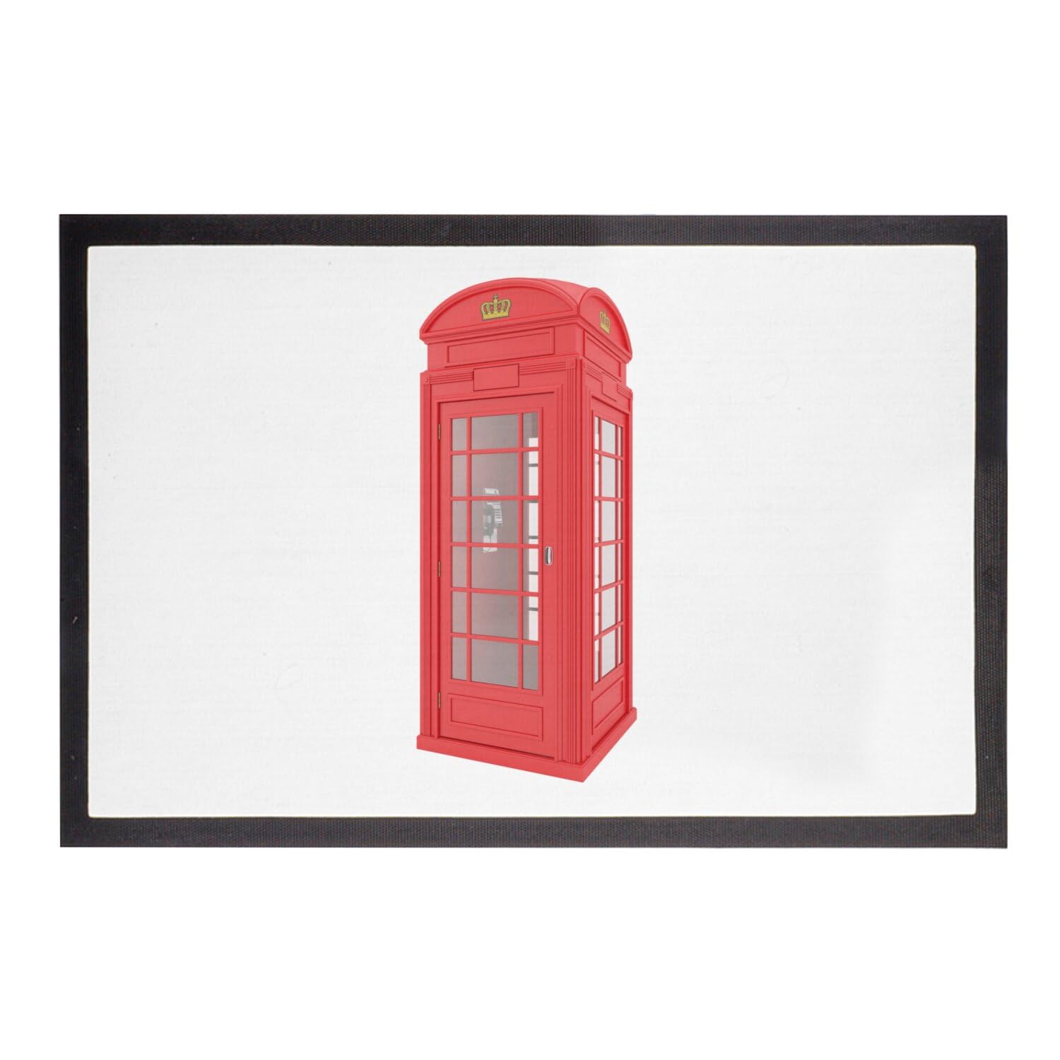 Paillasson blanc London vintage en fibres denses pour décorer votre entrée