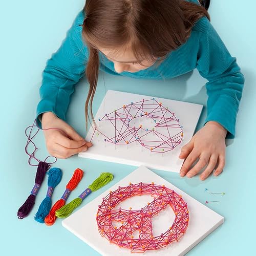 Miniatura 3 de Kit de arte con cuerdas Craft-tastic, para hacer hasta 3 lienzos grandes