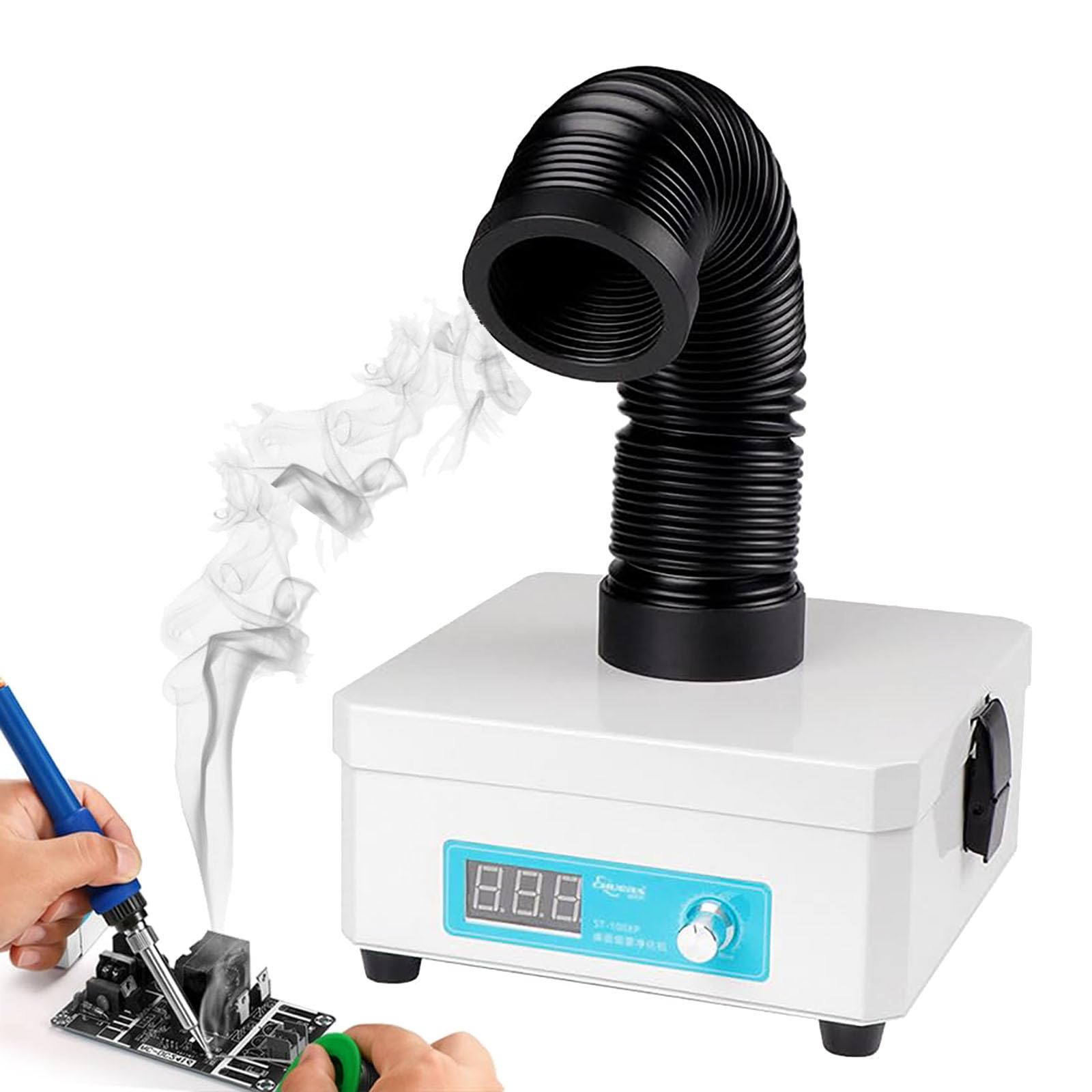 Aspiratore Di Fumi, Potente Aspirazione Da 15 W 50 M³/H Filtri Per Ventola Di Estrazione, Aspiratore Di Fumi Di Saldatura Silenzioso, Per Assorbimento Di Fumo Di Saldatura Laser