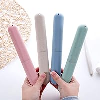 Vista 9 de 4 Pack Travel Toothbrush Case, Portable Breathable Toothbrush Holder for Travel/Camping/School/Home