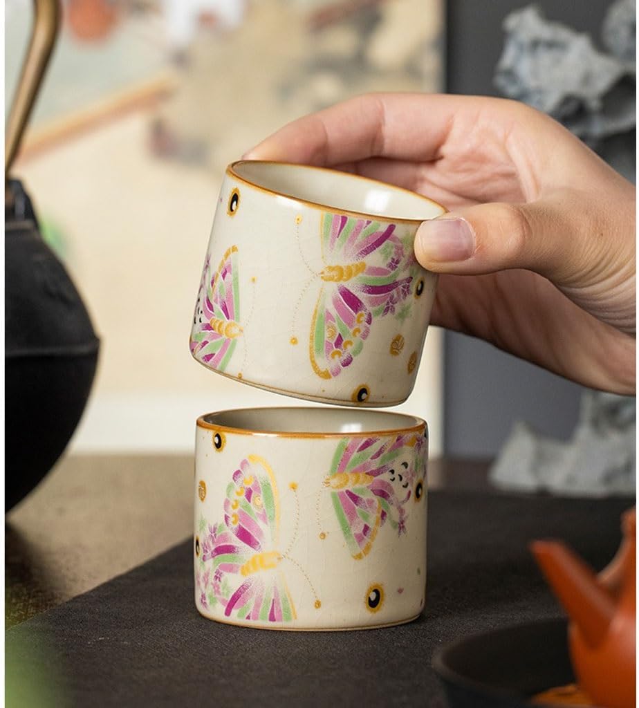 GSOUL Kungfu Tea cup Kitchen Coffee Cup Ceramic Small Tea Kung Fu Exquisite Single Small Tea Cups