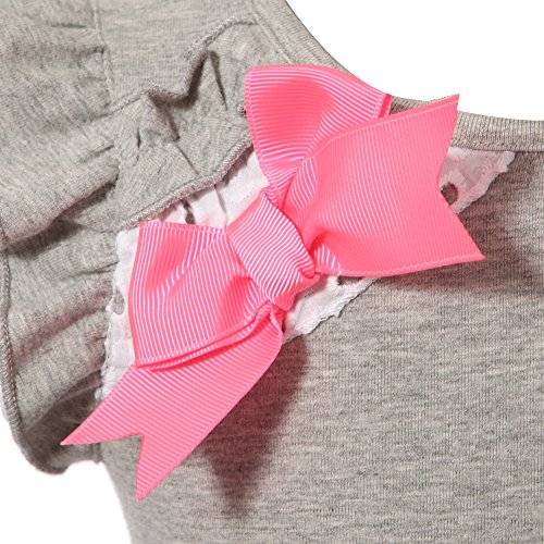 Richie House Girls' Sweet Dress with Layered Bottom 12M-4 RH17533