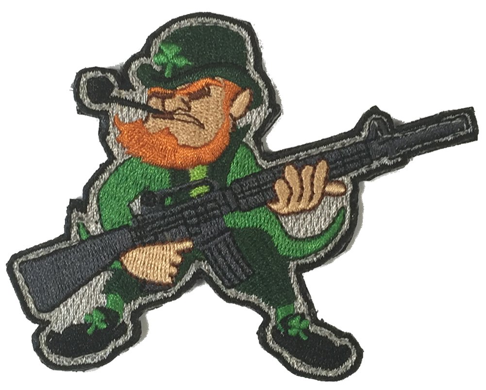 Gadsden and Culpeper Evil Leprechaun AR-15 Tactical Morale Patch