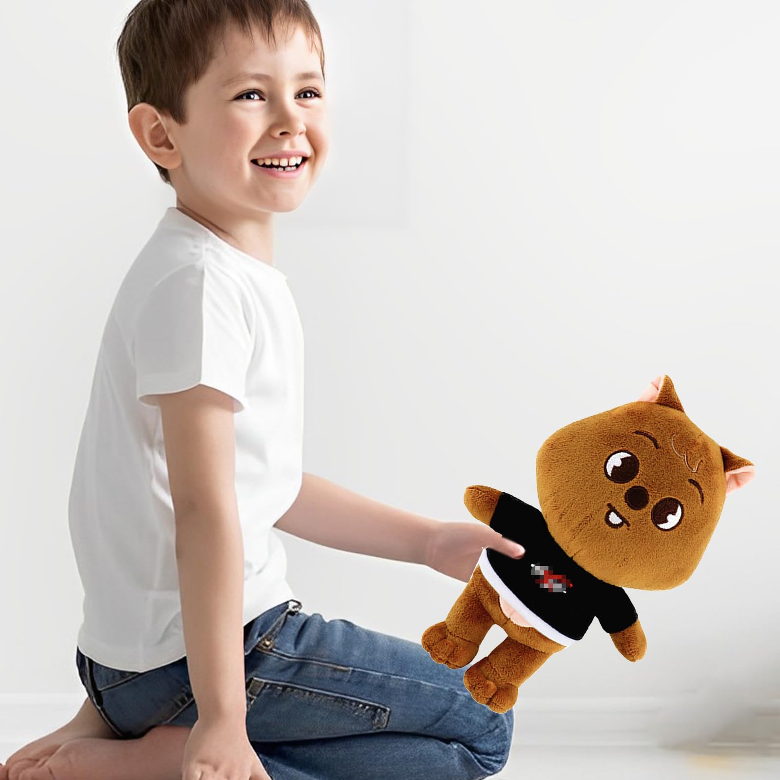 FiveMileBro Skzoo Stray Kids Pluche dier, 20 cm, officieel knuffeldier, cartoon, anime, pluche dier, schattig verzamelstuk voor fans (vos