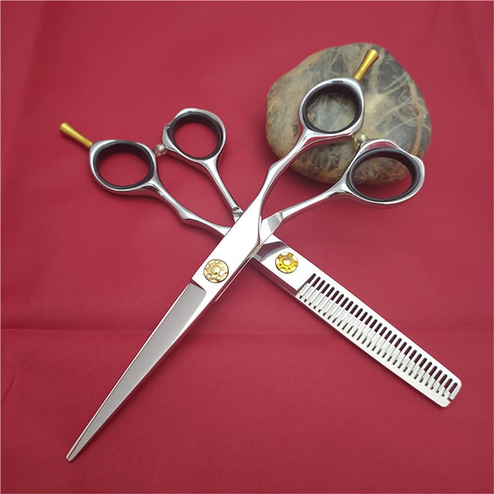 Haarschnittschere Set, 440C Edelstahl Haarschnittschere, Für Salon Friseur, Männer, Frauen, Leichte Und Scharfe, Japanische Edelstahl,6.0 Inch