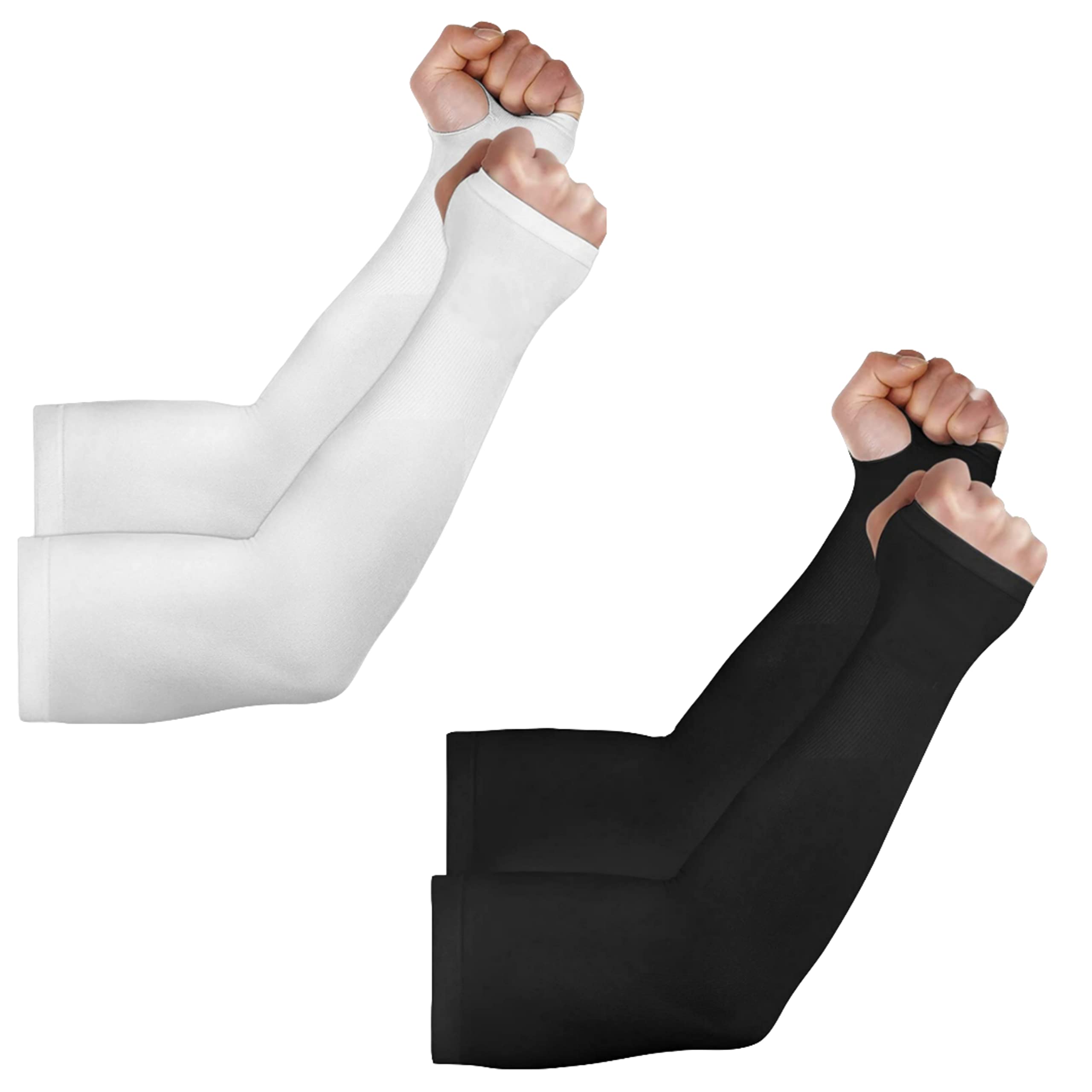 Arm Sleeve Unisex Sports Compression Sun Protection UV UPF 50 Cooling Sleeve Tattoo Cover Up Men & Women Cycling Cricket Biking Riding Golf Football Basketball & Running TH-image-24