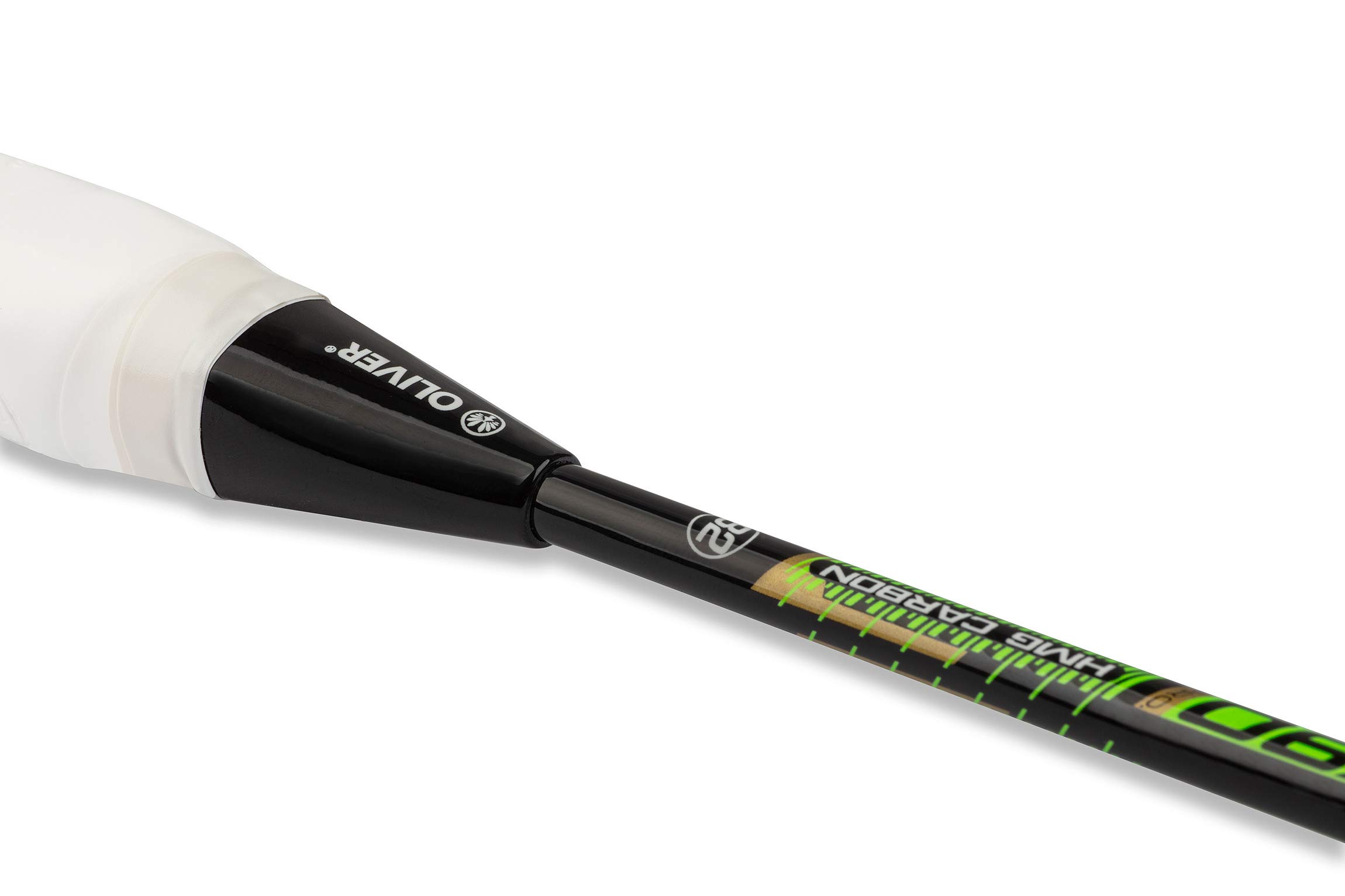 Oliver Meta X90 - Raqueta de bádminton (carbono), color negro y verde
