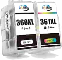 使用済Canon BC-360XL/361XL インクカートリッジ 20個セット 送料無料 BC-360XL BC-361XL (BC-360 BC-361の大容量) お得な2個