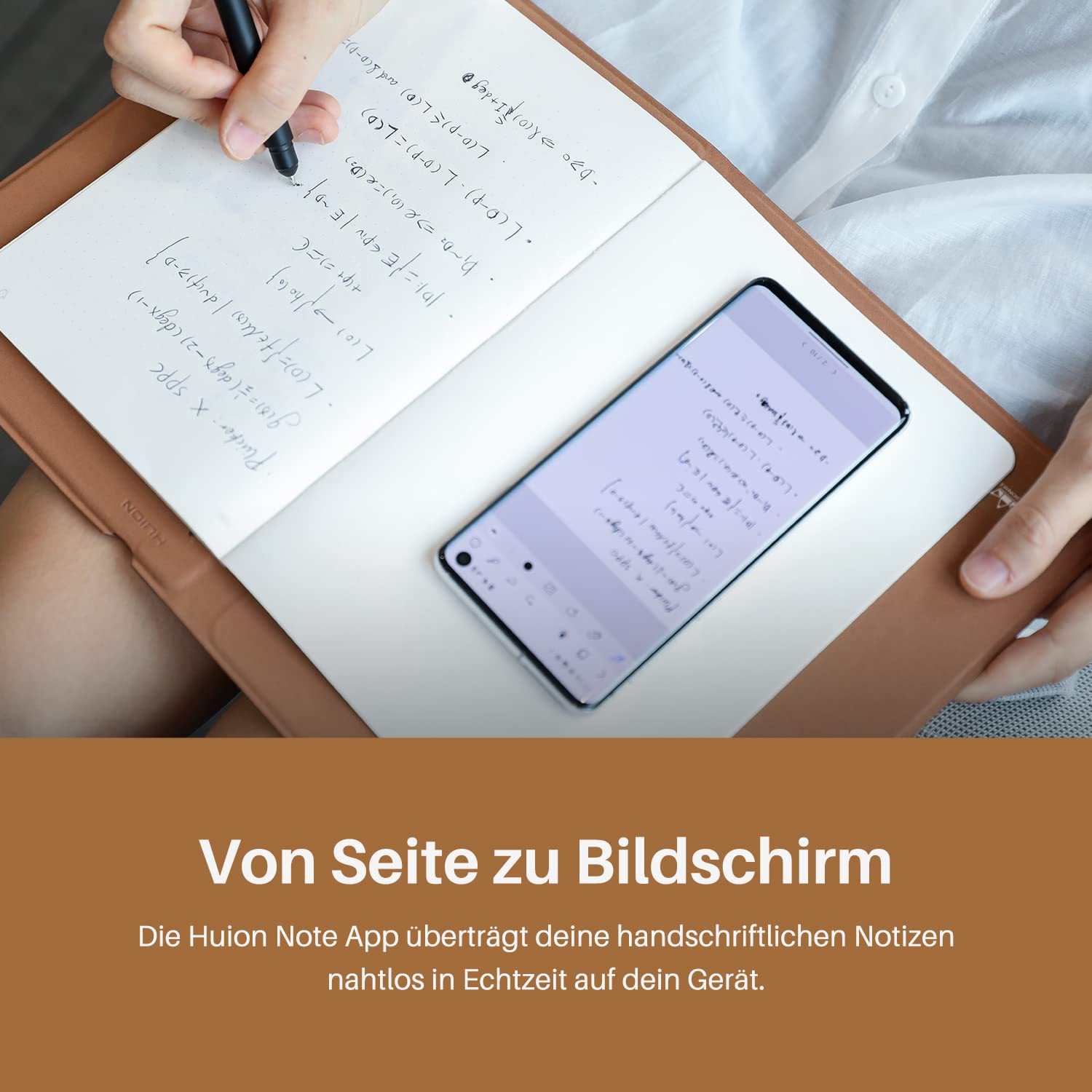HUION Note X10 Zeichentablett für Laptop, digital, 2-in-1, kabelloses Bluetooth-Notizbuch, elektronischer Notizblock für Notizen, Digitale Kunst und Meetings