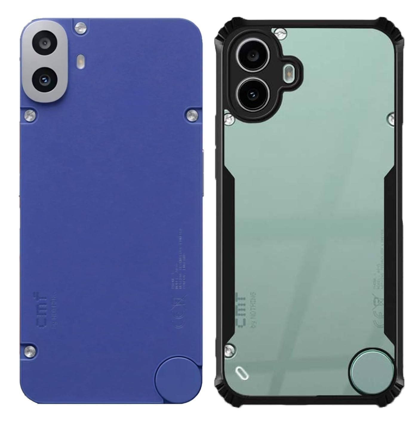 Carrywrap Synthetic Rubber Transparent Hard Back Cover Case For Cmf By Nothing Phone 1 5G (B0DB2PTV6F) Amazon Price History, Amazon Price Tracker