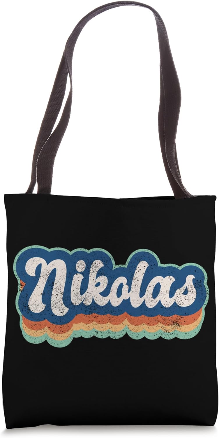 Nikolas First Name Boy Vintage Style 70s 80s Personalized