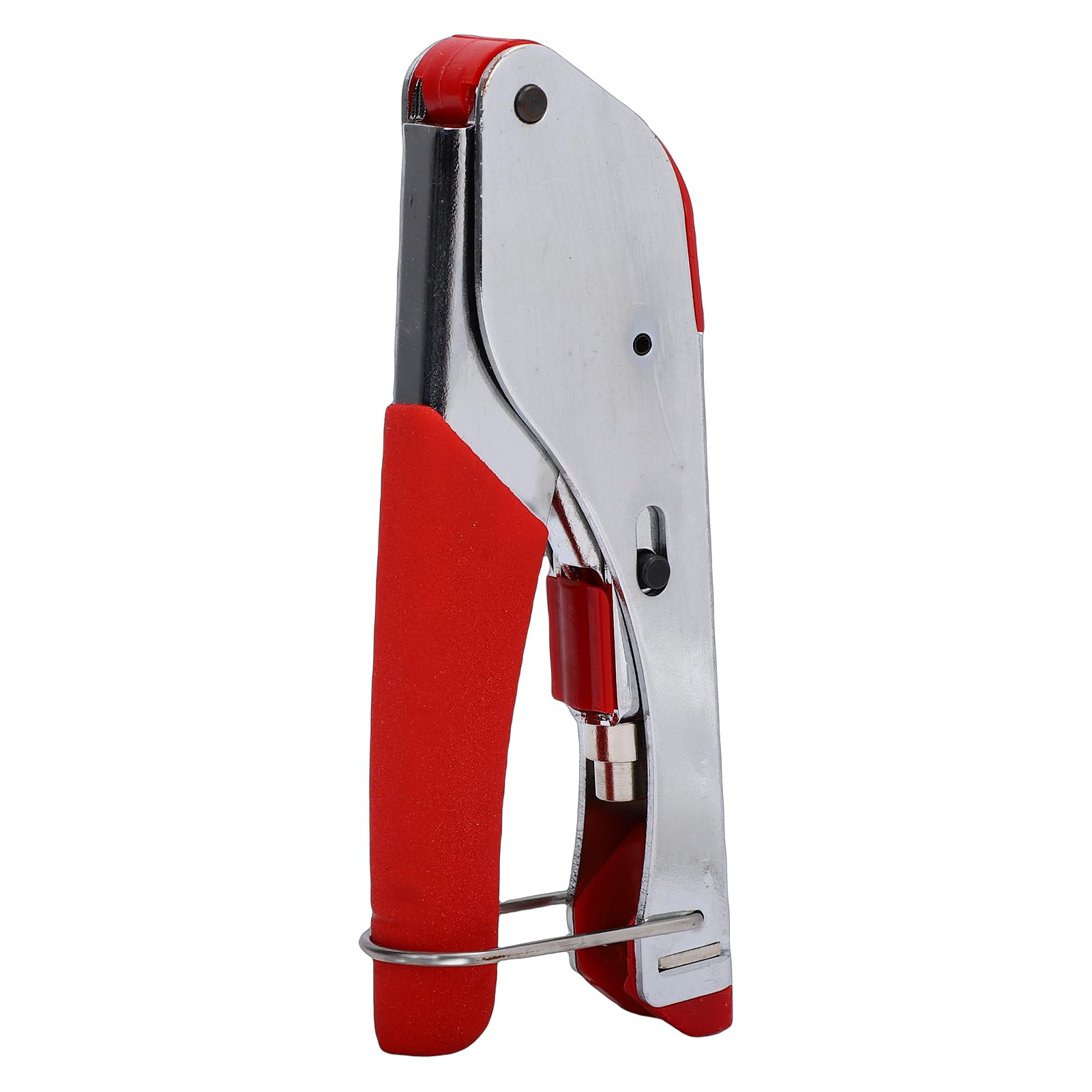 Ejoyous Pinza Crimpatrice Ethernet, Struttura in Acciaio Temprato, Pinza Crimpatrice RJ45 Precisa con Spelafili, Ideale per Tecnici di Rete e Fai da Te (WX-518A)