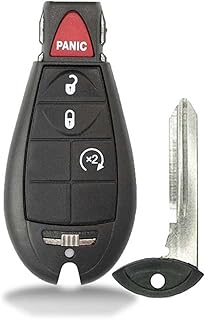 1 New Replacement Keyless Entry 4 Buttons Remote Start Car Key Fob M3N5WY783X, IYZ-C01C 56046707AE For Town Country Challenger Charger Durango Grand Caravan Journey