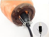 Vista 5 de haraqi Cable de lámpara de sal y bombillas, cable de repuesto para lámpara de sal del Himalaya con interruptor de atenuación, repuesto original