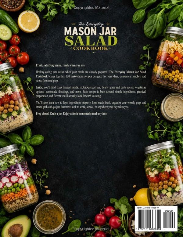 The Everyday Mason Jar Salad Cookbook: 120 Make-Ahead Recipes for Healthy Grab-and-Go Meals, Including Protein Bowls, Vegetarian Jars, Grain and Pasta Meals, and Homemade Dressings image 3