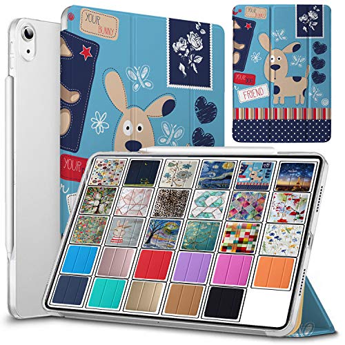 Image of DuraSafe Cases for iPad 10.9 inch 10th Gen 2022 Hard Back Printed Case A2696 A2757 A2777 MPQ13HN /A MPQ33HN /A MPQ03HN /A MPQ23HN /A MPQ93HN /A MPQC3HN /A MPQA3HN /A MQ6K3HN /A MQ6L3HN /A - Puppy Friend