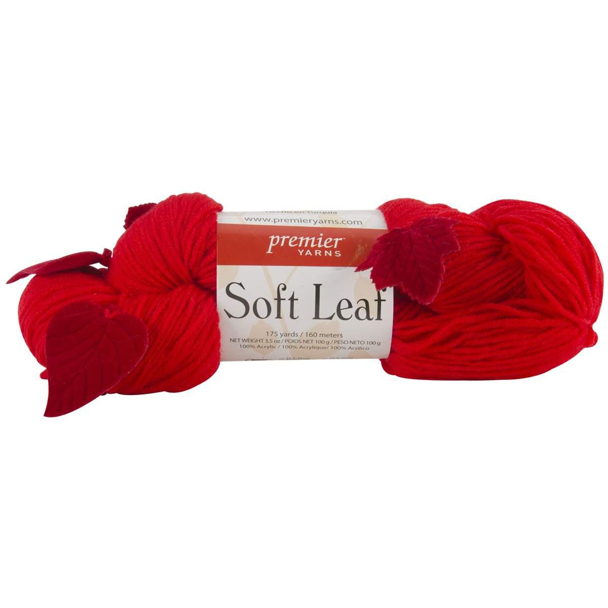 Fil doux Rouge Érable anti-irritation pour tricoter des vêtements bébé sans démangeaison