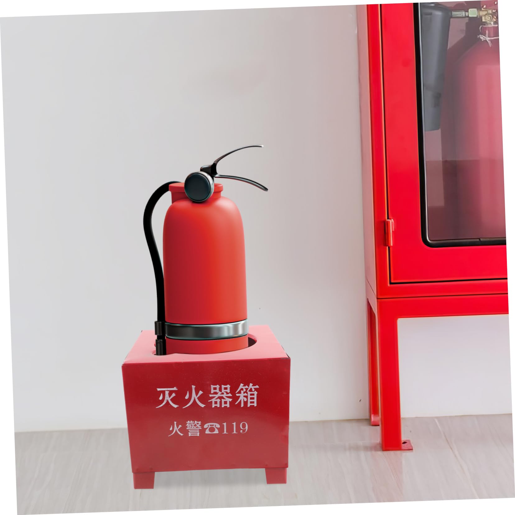 PartyKindom Supporto Pratica e Estintore Rosso Ferro per Capacità 2-4kg in Versatile Base per Estintori da Casa Camper e Auto