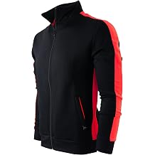 SCREENSHOT Mens Hip Hop Premium Slim Fit Comfort Track Jacket Athletic Fitness Fashion Urban Lifestyle Streetwear Tops