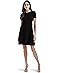 Calvin Klein Short Sleeve Side Pleat Dress - Main View