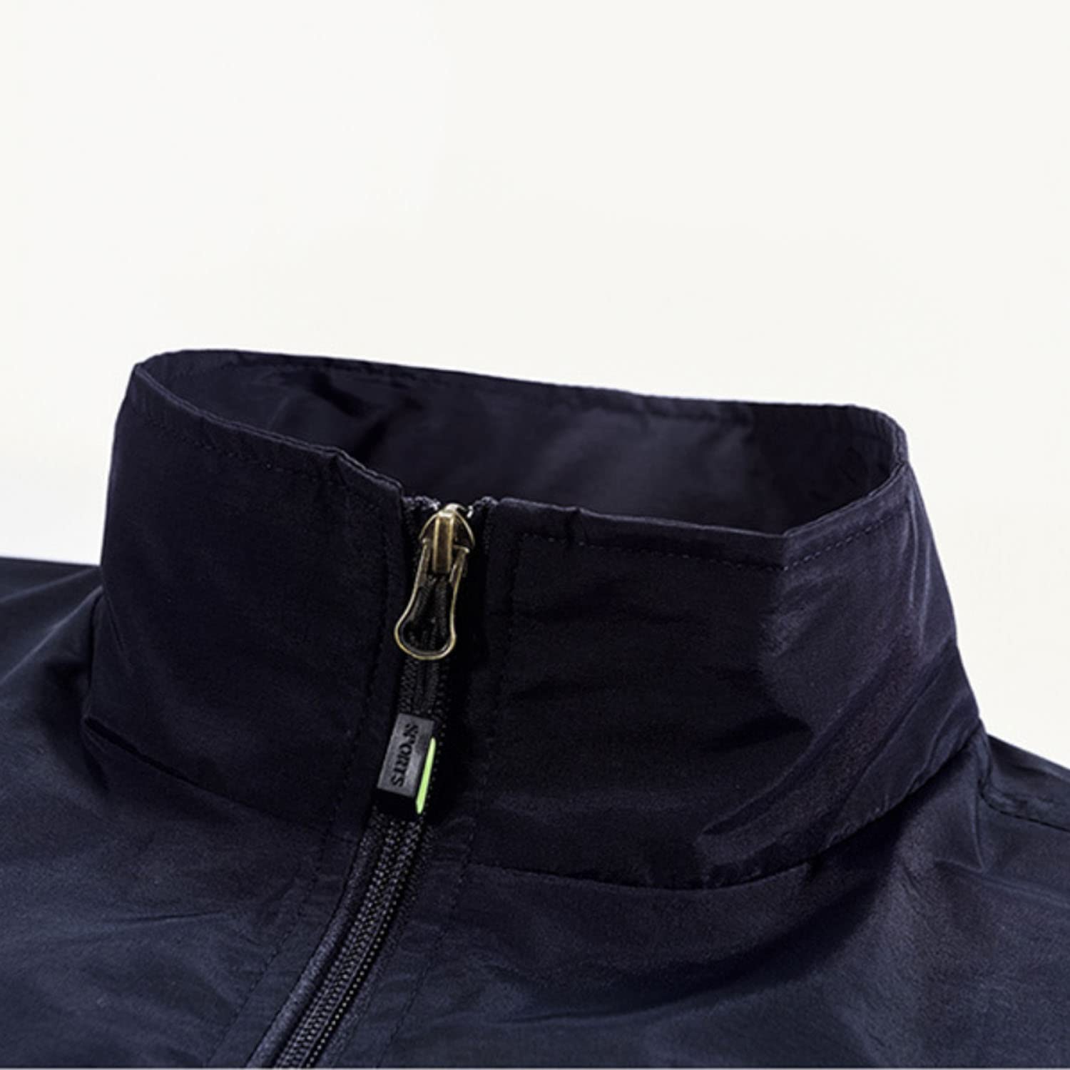 Hombres Al Aire Libre Chaleco Sin Mangas Cuello Levantado Chaqueta De Pesca Multi-Bolsillo Chaleco Práctico Chaleco Casual