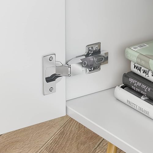 Miniatura 5 de ECACAD Moderno soporte de TV para televisores de hasta 75 pulgadas, mesa consola central de entretenimiento con 2 puertas, 2 estantes abiertos y