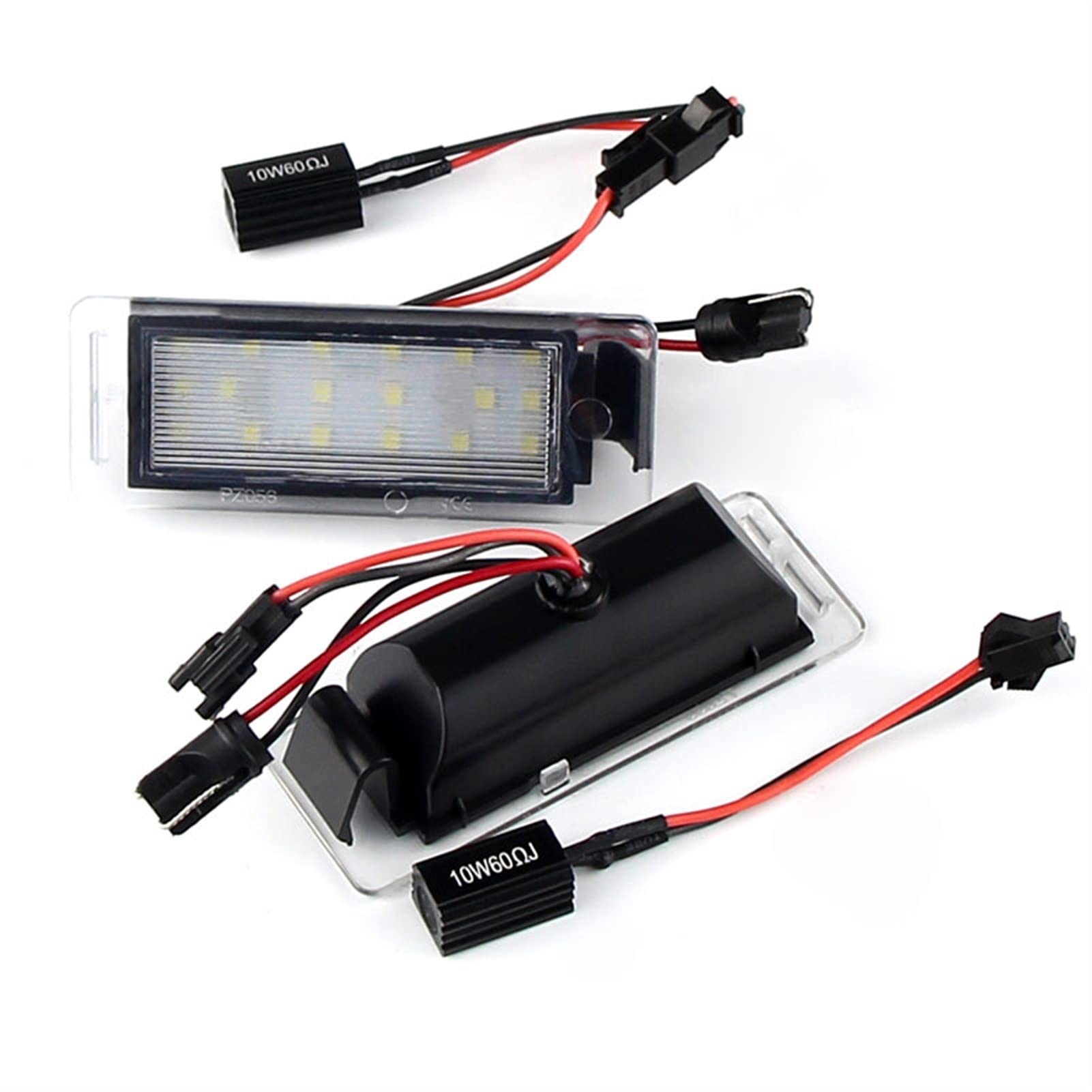 NORDYO 2x Fit for Opel Mokka Insignia Sports Tourer Fit for Cadillac ATS CTS ELR XTS SRX Car-styling Led Voiture Plaque D' immatriculation Lumières Lampe