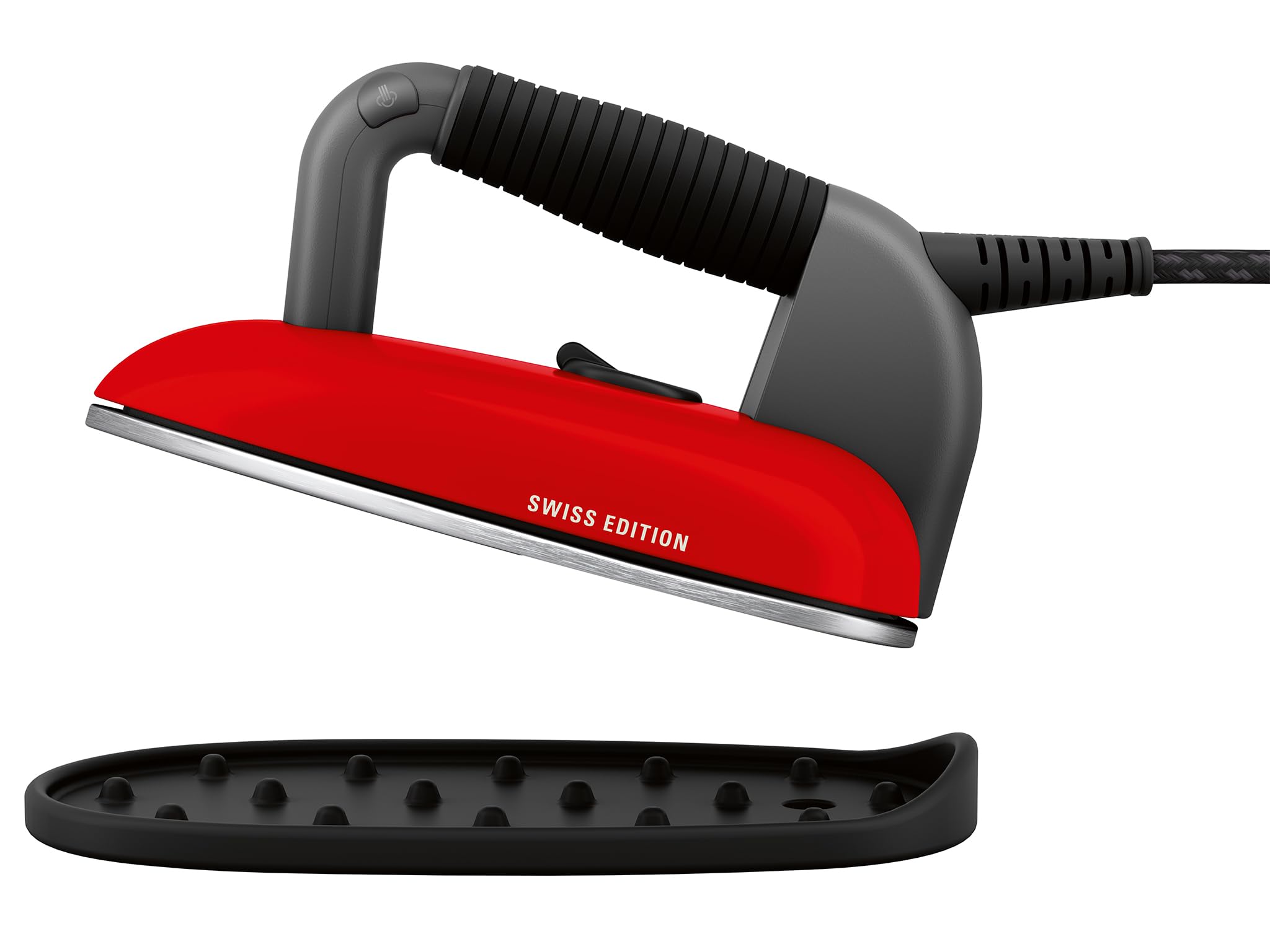 Generador de vapor - LAURASTAR - Lift Swiss Limited Edition - 2200 W - Rojo | Desarruga, Plancha y limpia, Vapor higiénico, Depósito de agua extraíble, Planchado vertical