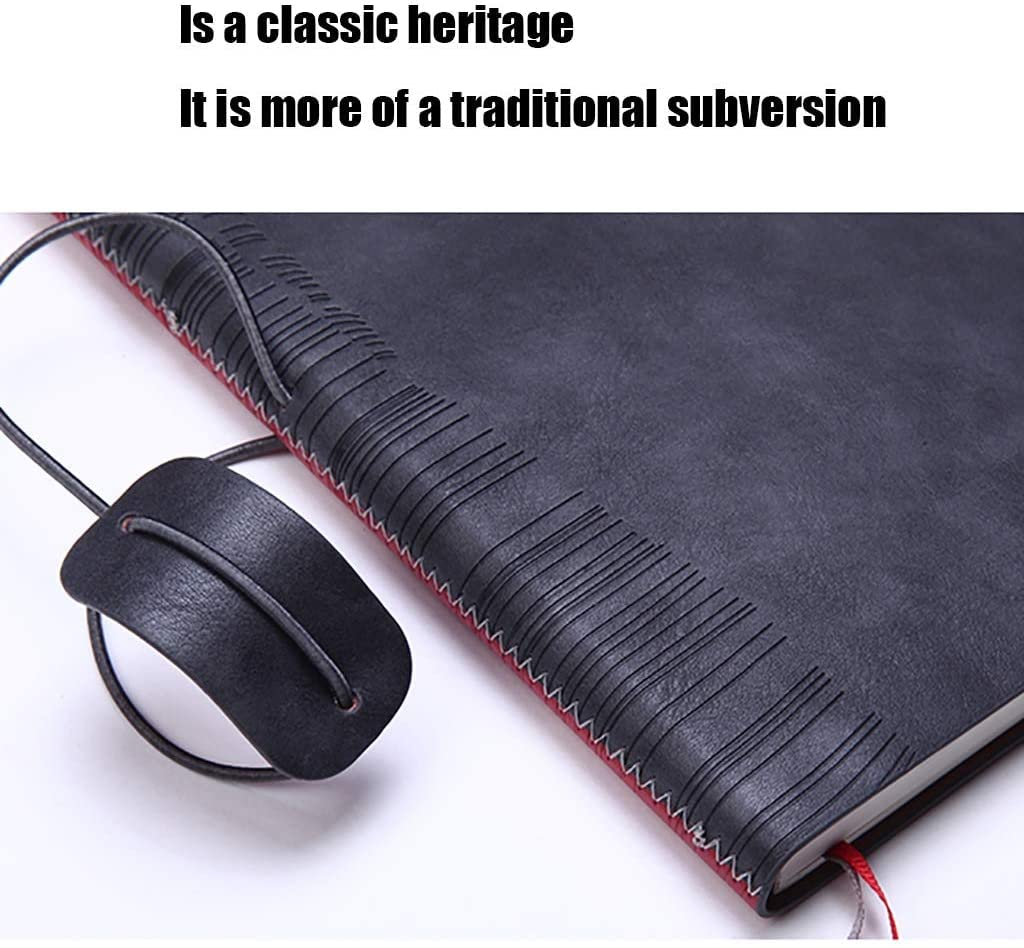 BmxauZ Quaderno portatile A5 in similpelle retrò - Ideale per studenti e studentesse, professionisti, documenti scolastici, diari di viaggio e appunti in movimento