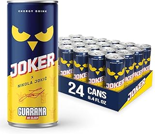 Joker Guarana Energy Drink - Nikola Jokić’s Official Drink from Serbia | Classic Energy Flavor with an Energy Boost | Joker Energy Drink | Nikola Jokic energy Drink