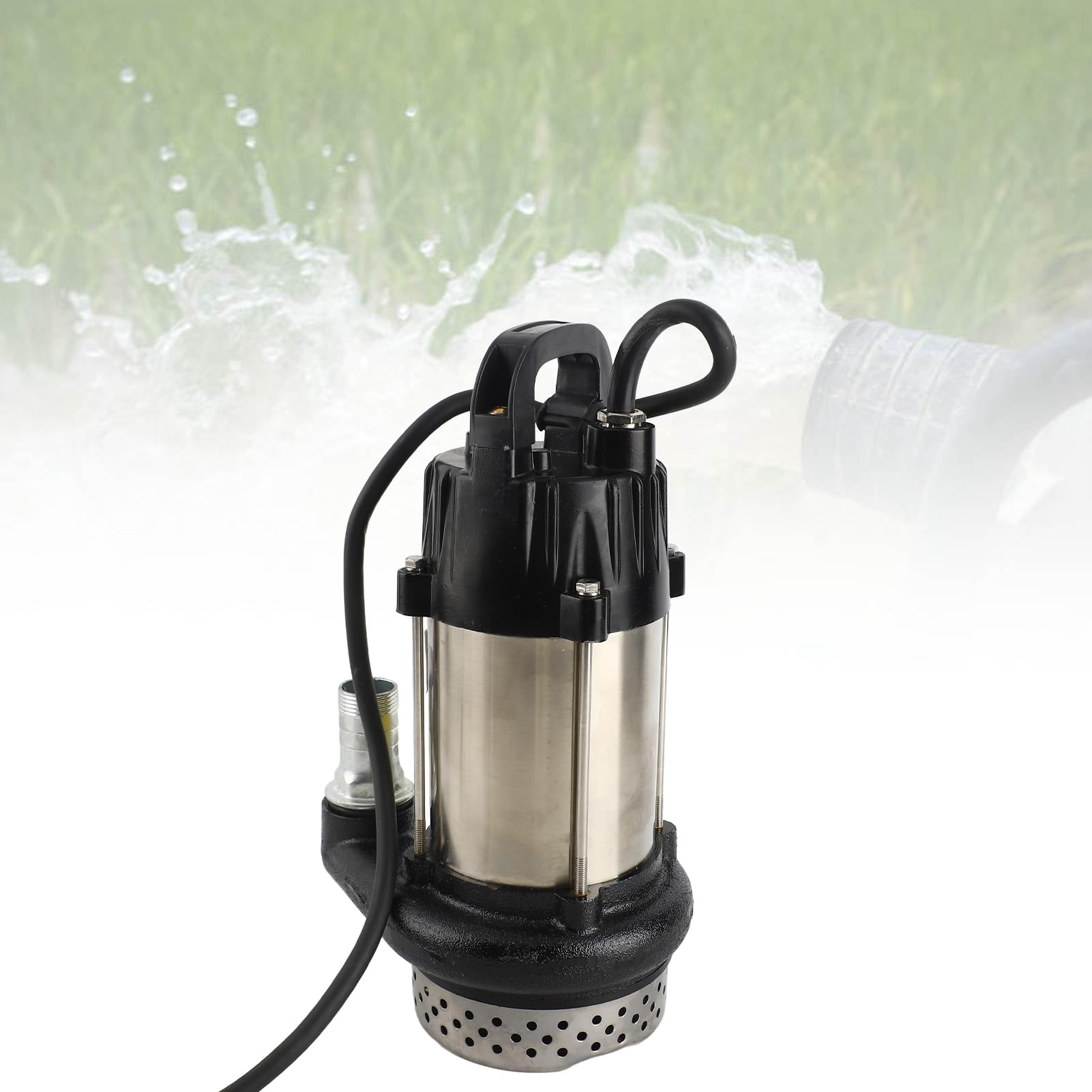 Naroote Bomba de Agua Sumergible, Bomba Sumergible de Agua Sump Pump SZQ Sottomarino SZQ - 24V 400W DC24V 1in Pompa Sommersi a DC Spazzole Senza Spazzole SCUPA