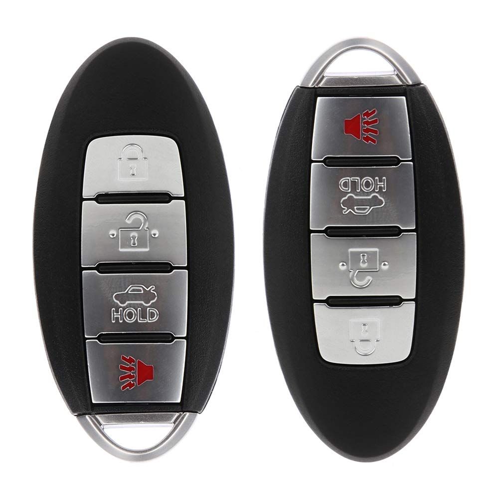 SCITOO 2 PCS Key Fob Keyless Entry Remote Control Fits 2004-2015 for Toyota Sienna Tundra (FCC ADP12548401S) 4 Buttons