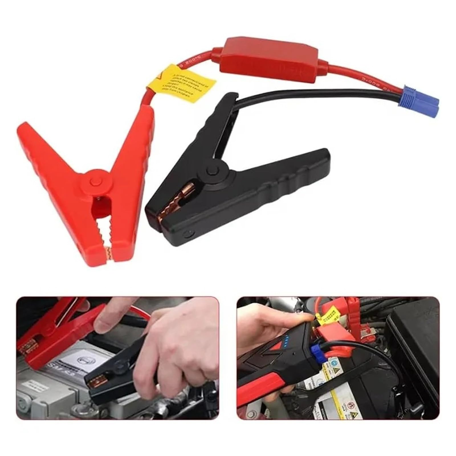 Câble de démarrage EC5 avec pinces de batterie, protection contre l'inversion de polarité pour voiture, SUV, camion, câbles de démarrage d'urgence (sans PCB)