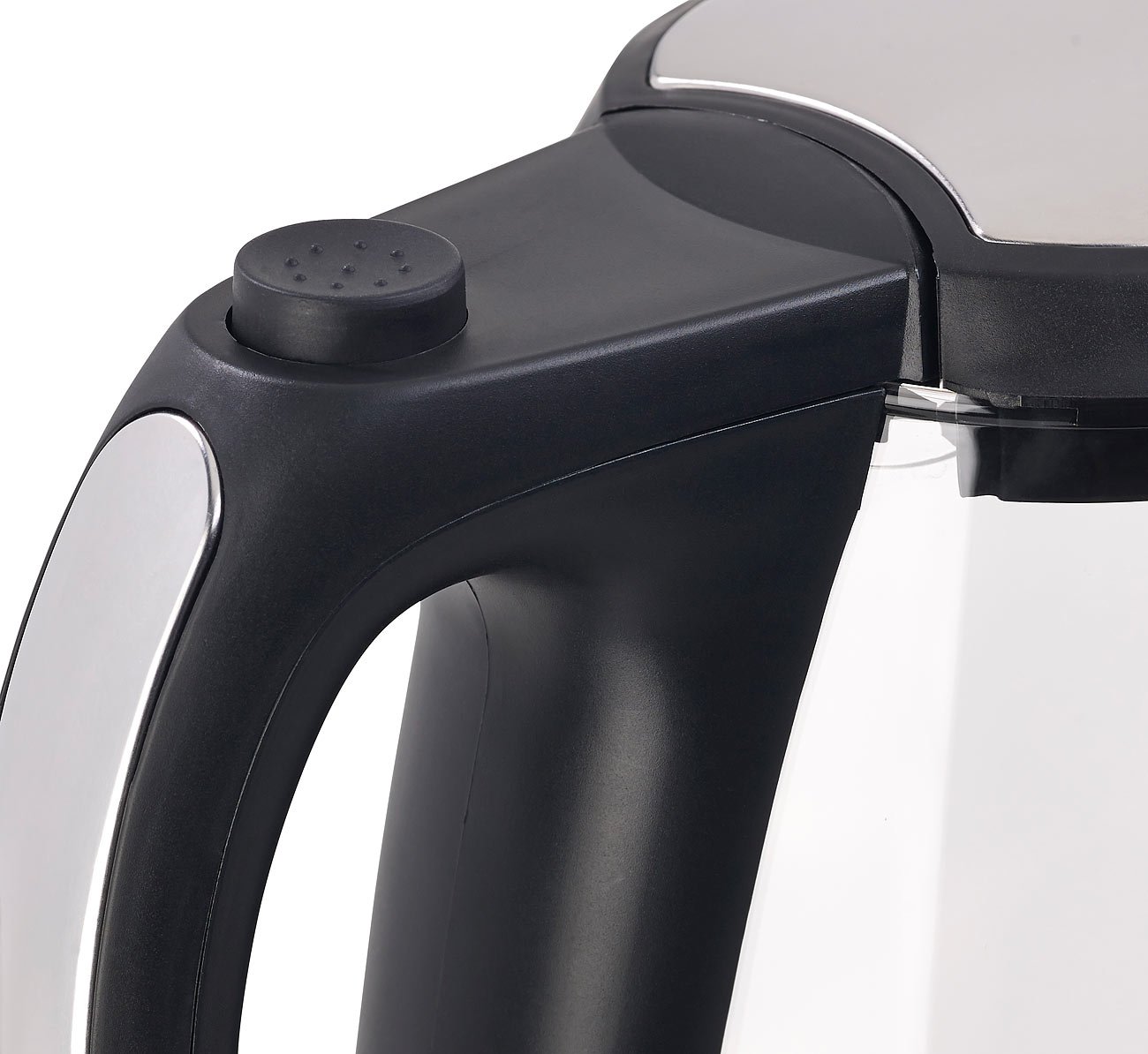 Rosenstein & Söhne bollitore in vetro: Digital Glass- Bollitore con selezione della temperatura, 20-100 °C, 2.200 Watt (con LED, indicatore di temperatura, cucina)