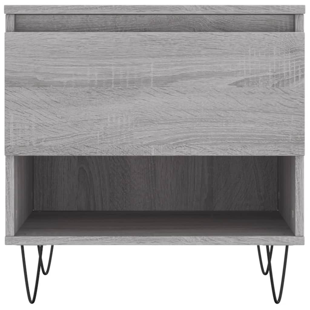 Set di 2 tavolini da caffè grigio Sonoma, 50 x 46 x 50 cm, in legno