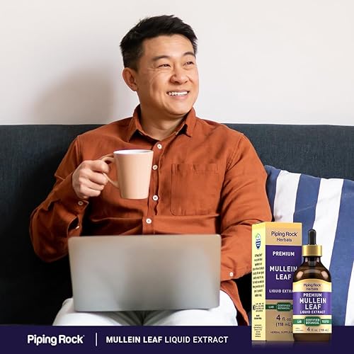 Miniatura 6 de Tintura de extracto de hoja de gordolobo  4 onzas líquidas  Gotas líquidas a base de hierbas de primera calidad  Suplemento botánico certificado