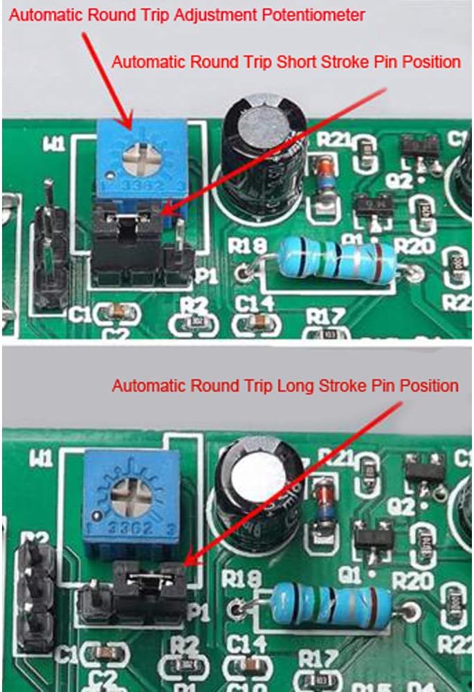 Automatic Round Trip Adjustment on Motor Driver Board