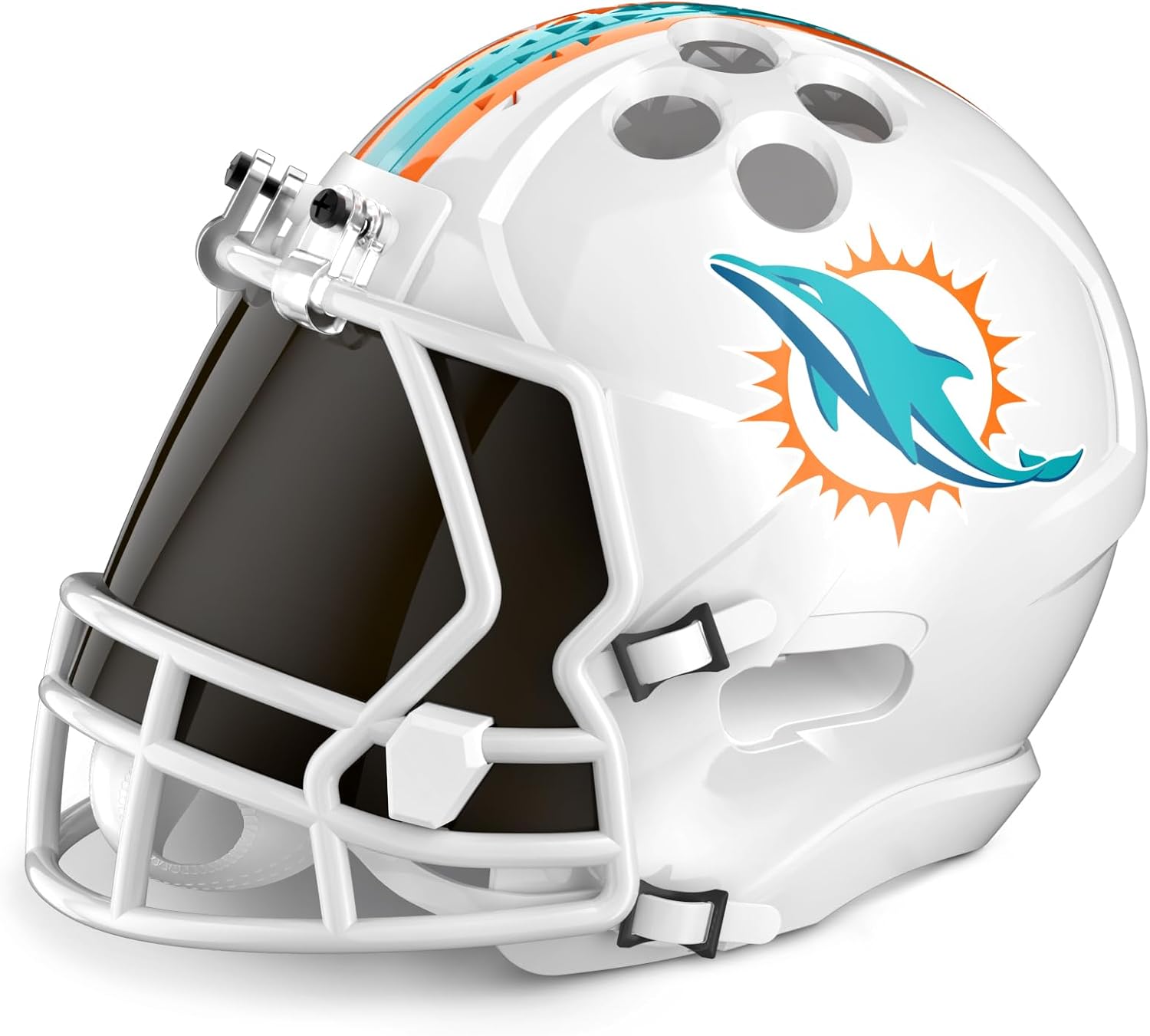 Limited Edition, Officially Licensed NFL Miami Dolphins Helmet Stand for Amazon Echo Dot (4th & 5th Generations). Device Sold Separately.